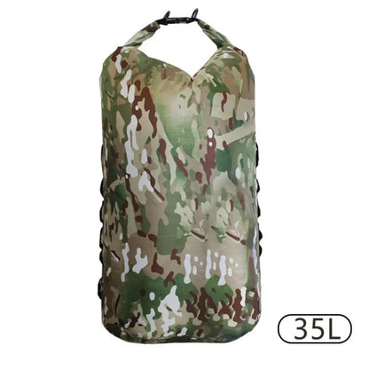Outdoor Camouflage Waterproof Bag Portable Waterproof Storage Bag  Lightweight Boating Hiking Camping Rafting Storage Backpack