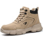 Men Steel Toe Safety Work Boots Indestructible Construction Safety Boots Puncture Proof Male Work Shoes Protective Footwear - Wild Frontier Gear LLC