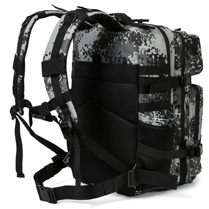 45L Molle Tactical Backpack Bag Hunting MOLLE Backpack GYM For Men EDC Outdoor Hiking Survival Rucksack Witch Bottle Holder