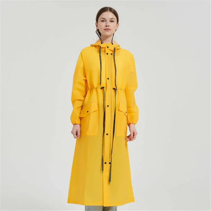 Waterproof Raincoat Outdoor Tourism Hiking Rain Poncho Hooded Rain Coat High-quality Raincoat
