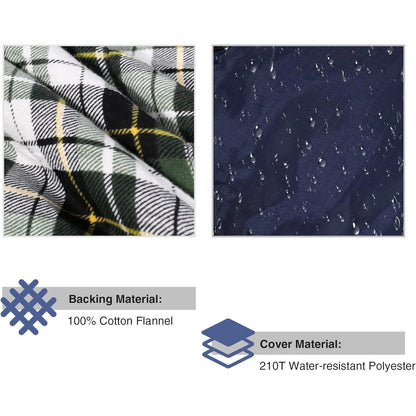 REDCAMP Cotton Flannel Sleeping Bag for Camping Backpacking, Adults Cold Weather Envelope Sleeping Bags with 2/3/4lbs Filling Wild Frontier Gear LLC