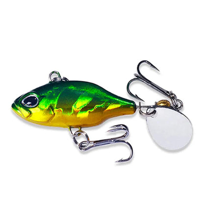 VIB Vibration Spinner Spoon Fishing Lure 5.2cm 8.8g Jigs for Trout and Winter Fishing Tackle - Wild Frontier Gear LLC
