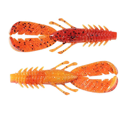 SUNMILESUNMILE 8pcs 75mm2.95inch Craw Baits Floating Shrimp Softbait Soft Lure Wobbler Bass Baits Artificial Pesca Wild Frontier Gear LLC
