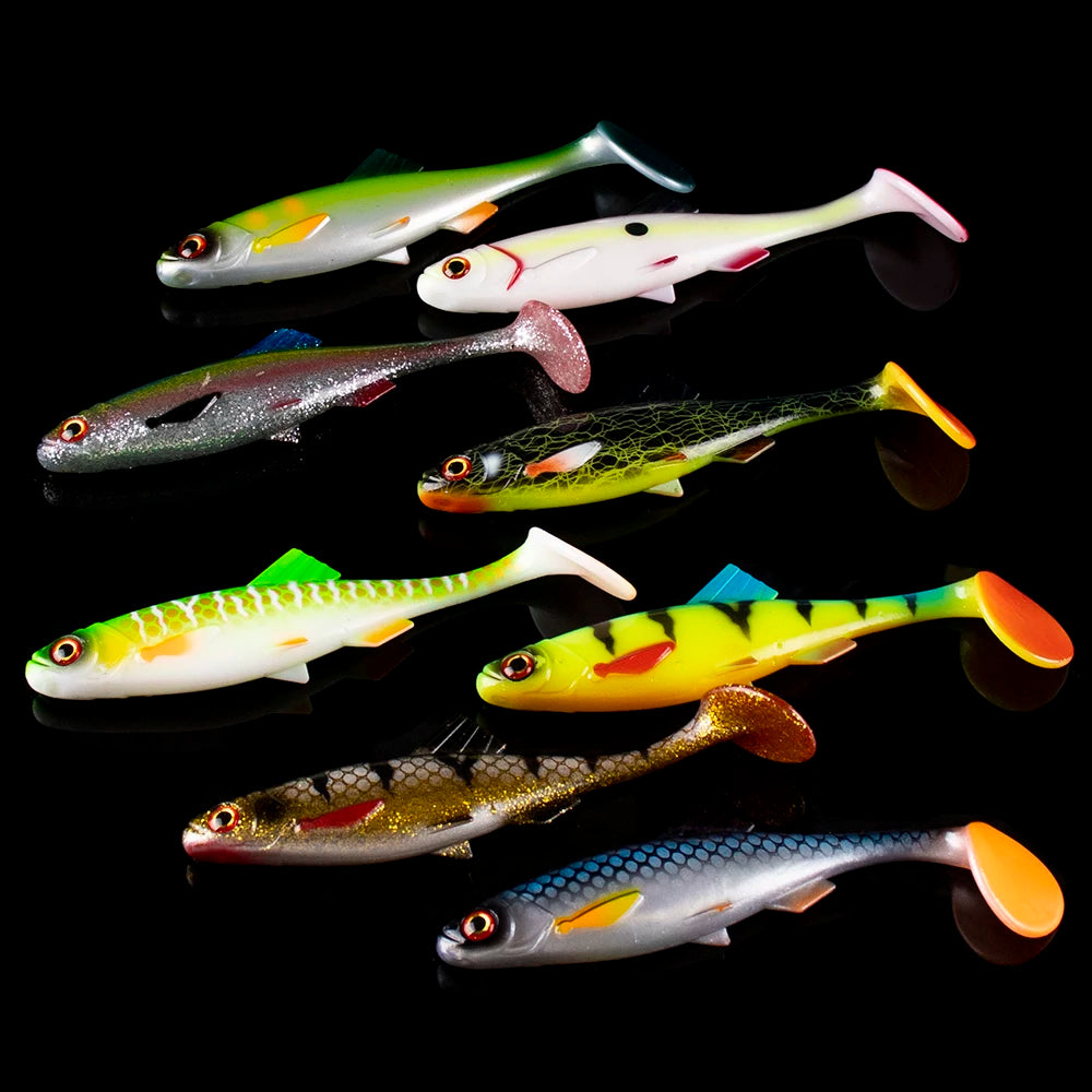 Chan's Huang 1PCS Soft Shad Worm Bass Swimbait 15CM 25.5G Sinking Silicone Worm Wobblers Pike Zander Predator Fishing Soft lure