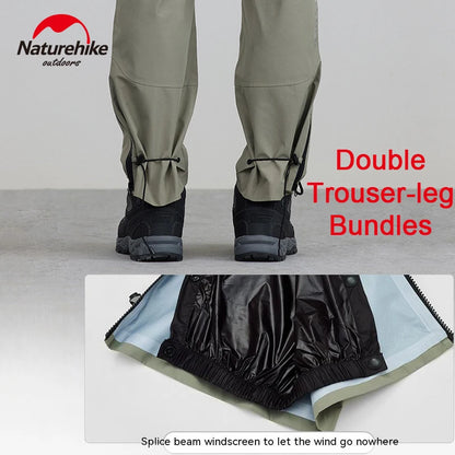 Naturehike Waterproof Windproof Trousers Autumn Outdoor Sport Pants for Man Woman Camping Climbing Hiking Ultralight Breathable