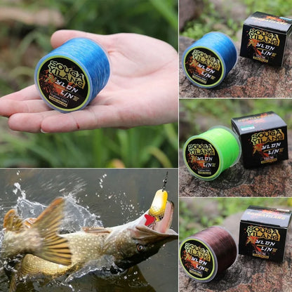Sougayilang 5.2LB-31LB 150M Fishing Line Super Strong Transparent Nylon Fluorocarbon Fishing Multifilament Tackle