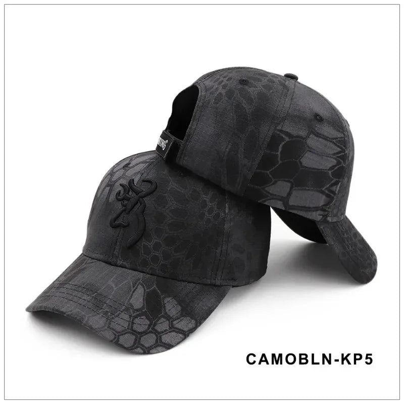 New High Quality Embroidery Camouflage Baseball Cap Men Women Outdoor Sports Jungle Hunting Hiking Fishing Adult Fashion Sun Hat