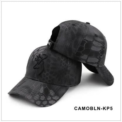 New High Quality Embroidery Camouflage Baseball Cap Men Women Outdoor Sports Jungle Hunting Hiking Fishing Adult Fashion Sun Hat