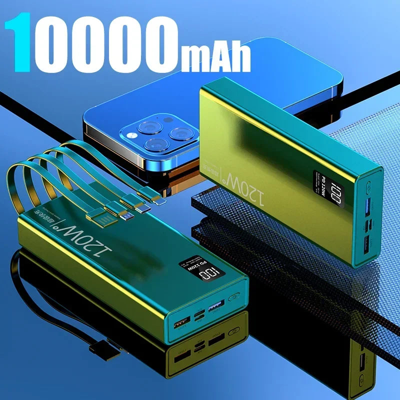 Xiaomi 50000mAh High Capacity Power Bank 4 in 1 120W Fast Charging Powerbank Portable Battery Charger For iPhone Samsung Huawei Wild Frontier Gear LLC