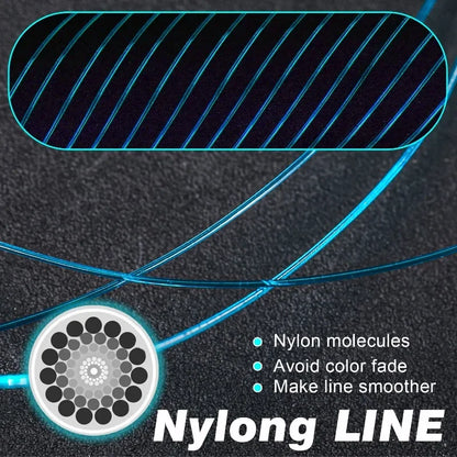 Sougayilang Nylon Fishing Line 100m 500m Super Stronger Japan Monofilament  Line Max Drag 7-38LB Saltwater Freshwater Carp Line
