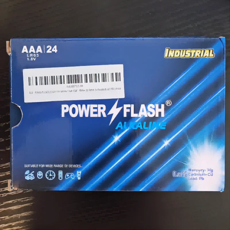 HUATAI PowerFlash AAA 120 pcs Alkaline Long-Lasting Batteries, triple A, LR03 High-performance Battery for Home, Work Wild Frontier Gear LLC