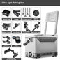 Fishing Tool Accessories Set Table Box 32L Large Capacity PP Material Insulation Live Fish Box Multifunctional Fishing Box
