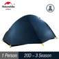 Naturehike Cycling Tent Ultralight 20D Single Person Tent - Wild Frontier Gear LLC
