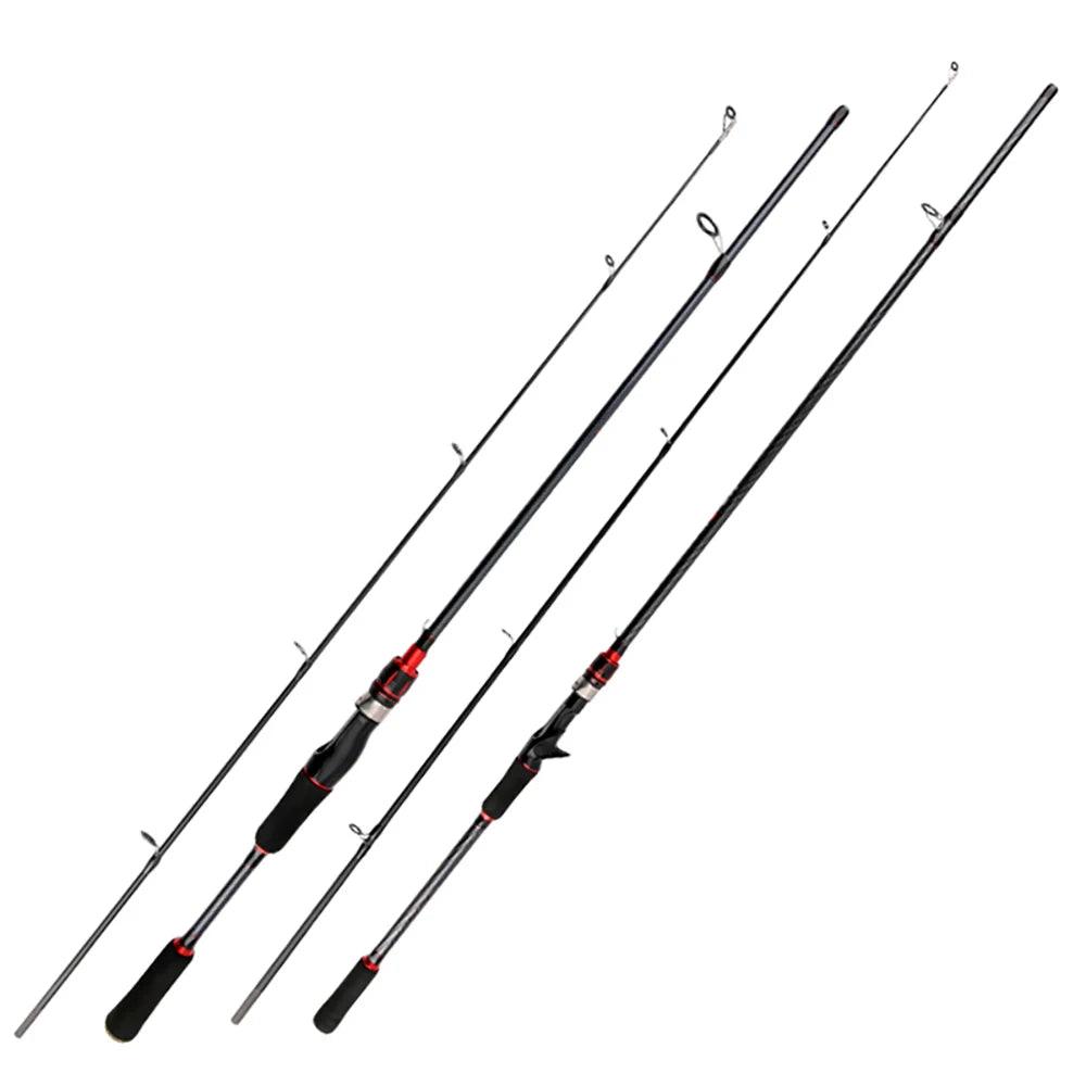 5g-25g Lure Rod 1.8m/1.65m Carbon Casting Spinning Stream ML Fishing Rods Big Guide Baitcasting Travel 2 Section Soft Solid Tip - Wild Frontier Gear LLC