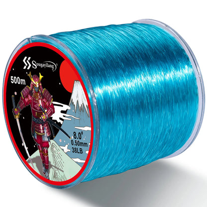 Sougayilang 500M Nylon Fishing Line Made of Japanese Material Strong Line Monofilament for Perch and Carp Fishing Accessories