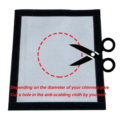 Hot Tent Stove Jack Fire Resistant Anti-Scald Vent Pipe Accessory - Wild Frontier Gear LLC