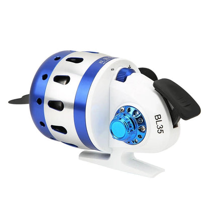 Heavy-Duty Metal Spincasting Fishing Reel for Saltwater and Freshwater Adventures - BL50 Model with 3.6:1 Gear Ratio - Wild Frontier Gear LLC