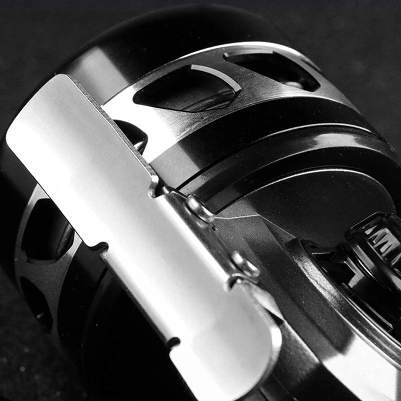 High-Performance Metal Fishing Reel 3.6:1 Gear Ratio with 6+1BB Bearings and Wristband - Model BL33 - Wild Frontier Gear LLC