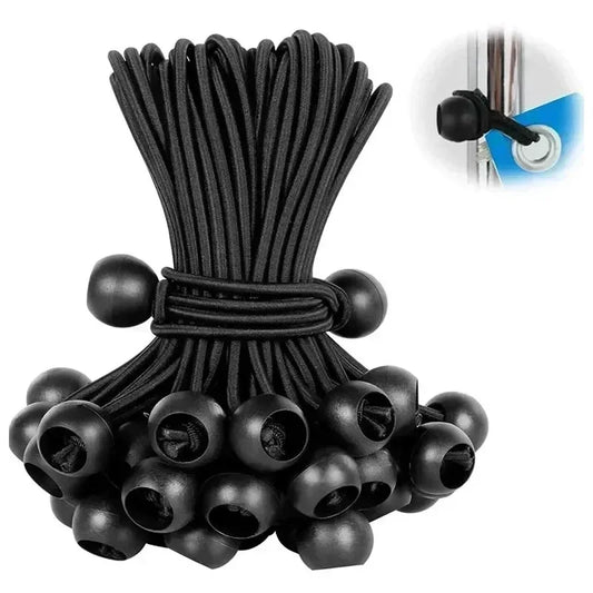 10pcs Bungee Ball Tarps Canvas Tarpaulin Flagpole Ties - Wild Frontier Gear LLC