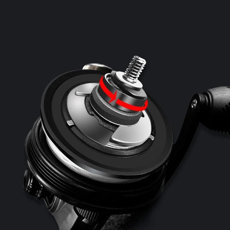 High-Performance Metal Fishing Reel 3.6:1 Gear Ratio with 6+1BB Bearings and Wristband - Model BL33 - Wild Frontier Gear LLC