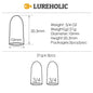 Lureholic Texas  Tungsten Sinkers Flipping Worm 1/16-2 OZ Bullet Weights Columnar 3.5-56g Bass Fishing Lures Accessories Wild Frontier Gear LLC