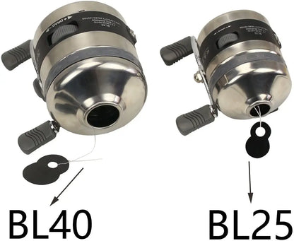 Bowfishing Reel Seat Spincast Reel with Fishing Reel Seat Gear Right and Left Hand for Recvrve Compound Bow