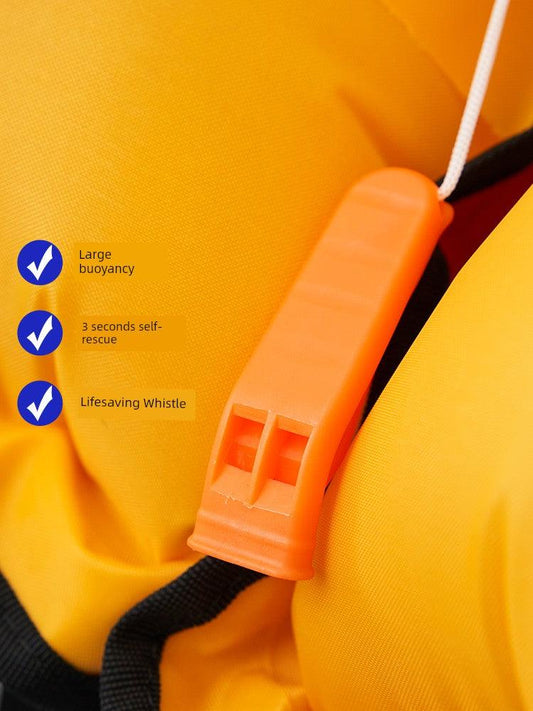 Automatic Inflatable Portable Fishing Life Jacket Adult Large Buoyancy Lightweight Fishing Marine Professional Fishing Vest - Wild Frontier Gear LLC