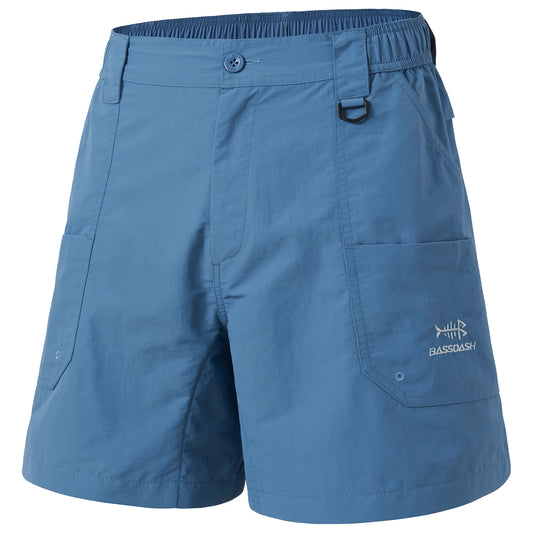 Bassdash Men's 6" Fishing Shorts UPF 50+ Water Resistant Quick Dry Hiking Cargo Shorts with Multi Pocket FS25M - Wild Frontier Gear LLC