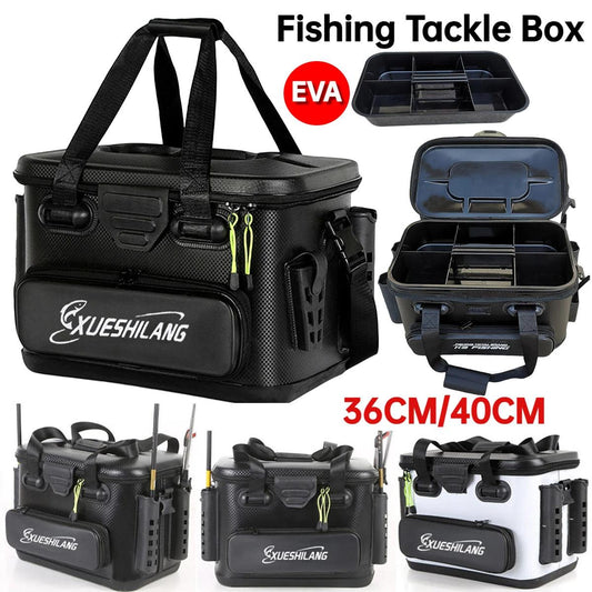 20/28L Portable Fishing Barrel Box EVA Fishing Bag Rod Bait Reel Fish Storage Bag Single Shoulder Bag Hook Lure Luya Handbag - Wild Frontier Gear LLC