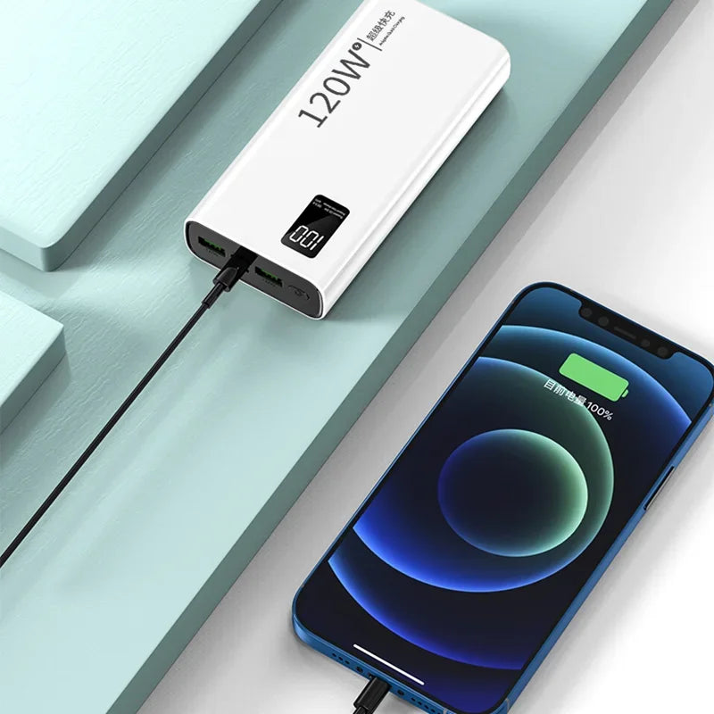 Lenovo 120W High Capacity Power Bank 50000mAh Fast Charging Powerbank Portable Battery Charger For iPhone Samsung Huawei 2025 Wild Frontier Gear LLC