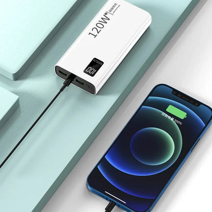 Lenovo 120W High Capacity Power Bank 50000mAh Fast Charging Powerbank Portable Battery Charger For iPhone Samsung Huawei 2025 Wild Frontier Gear LLC