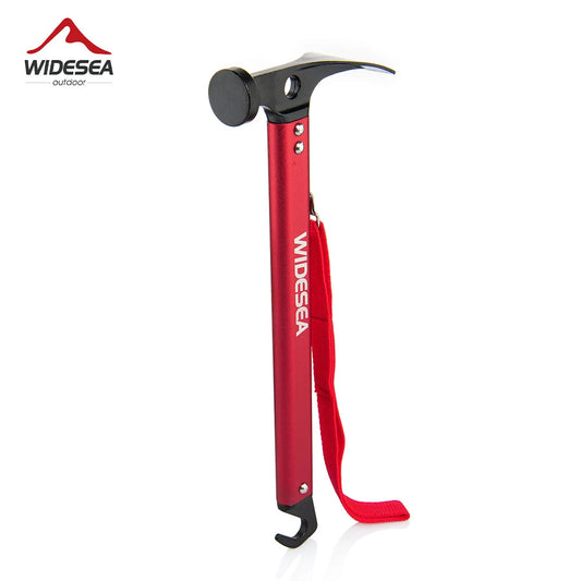 Widesea Camping Hammer Stainless Steel Copper Outdoor Tent Peg Stake Mallet with Stake Puller Grond Nail  Mountaineering Hiking Wild Frontier Gear LLC