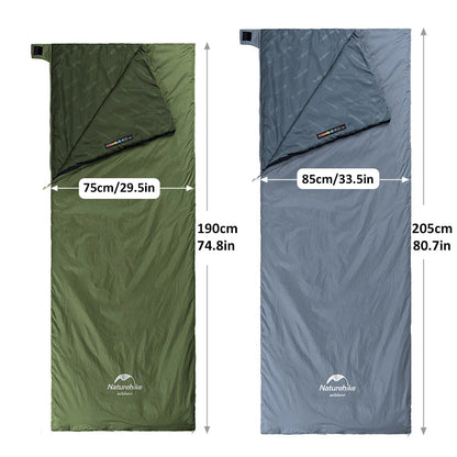 Naturehike LW180 Sleeping Bag Ultralight Portable Splicable Single Spring Summer Outdoor Hiking Camping Climbing Sleeping Bag Wild Frontier Gear LLC