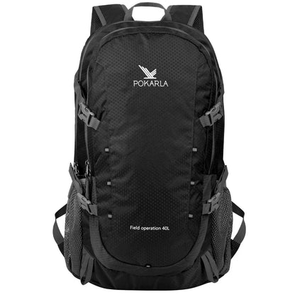 POKARLA 40L Lightweight Packable Backpack Hiking Daypack Walking Rucksack Foldable Camping Sports Outdoor Knapsack for Women Men