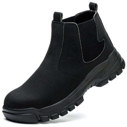 Waterproof Men's Safety Work Boots Steel Toe Shoes Anti Impact And Anti-Puncture Outdoor Adventure Hiking - Wild Frontier Gear LLC