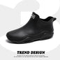 Fashion Couple's Outdoor Rain Boots New Men High Top Hiking Fishing Water Shoes Anti-slip Chef Work Ankle Boots Waterproof Shoes - Wild Frontier Gear LLC