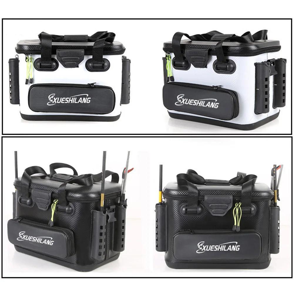 20/28L Portable Fishing Barrel Box EVA Fishing Bag Rod Bait Reel Fish Storage Bag Single Shoulder Bag Hook Lure Luya Handbag - Wild Frontier Gear LLC