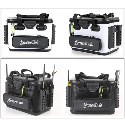 20/28L Portable Fishing Barrel Box EVA Fishing Bag Rod Bait Reel Fish Storage Bag Single Shoulder Bag Hook Lure Luya Handbag - Wild Frontier Gear LLC
