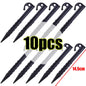 Outdoor Camping Tent Nails Sand Ground Triangular Stake Ground Awning Camping Tools Plastic Tent Pegs Nail Accessories 50/10pcs Wild Frontier Gear LLC