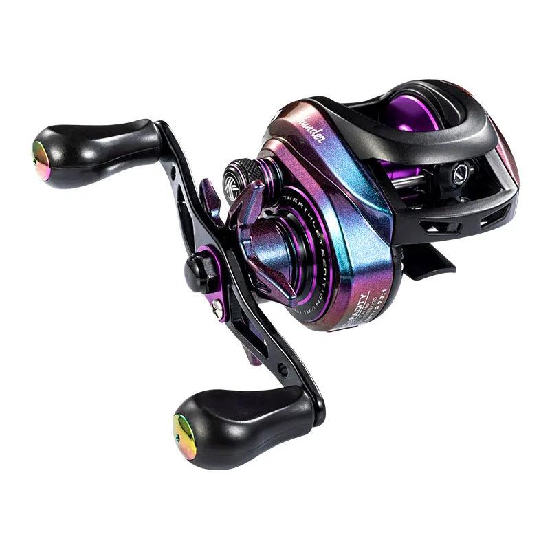 Kawa High-Performance Baitcast Reel with Dual Spools, 8kg Max Drag, 7+1 Bearings, 7.3:1 Gear Ratio, Lightweight Aluminum Design - Wild Frontier Gear LLC