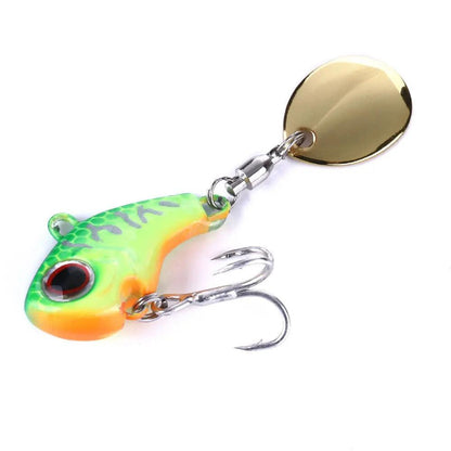 VIB Tail Spinner Fishing Lures - Metal Spoon Jigs for Bass, Pike, and Trout Tackle - Wild Frontier Gear LLC