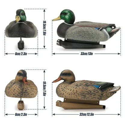 Hunting Floaters Floating Duck Decoy 3D Decoy Lure with Keel for Outdoor Hunting Fishing Accessories Realistic Bird Float