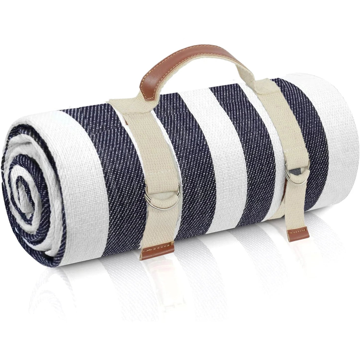 Picnic Blanket Waterproof, Beach Portable with Carry Strap Outdoor Camping Party, Large Foldable Sand Proof for Wet Grass Hiking Wild Frontier Gear LLC