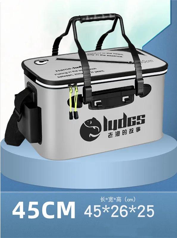 44/50cm Fishing Bucket Fishing Tackle Bag Folding EVA Live Fish Box Hand Outdoor Waterproof Camping Hiking Water Bag Storage - Wild Frontier Gear LLC