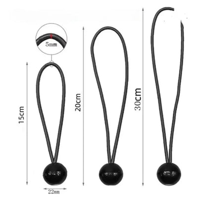 10pcs Bungee Ball Tarps Canvas Tarpaulin Flagpole Ties - Wild Frontier Gear LLC