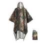 3 In 1 Outdoor Military Waterproof Raincoat Rain Coat Men Raincoat Women Awning From The Rain Motorcycle Rain Poncho Picnic Mat