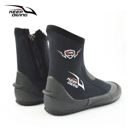 Title: These 5mm Neoprene Scuba Diving Boots Will Keep Your Feet Warm No Matter How Cold the Water Gets!