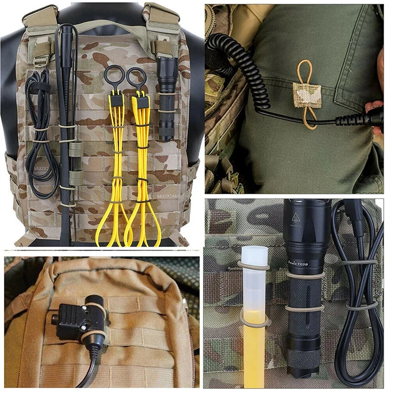 5Pcs/Lot Antenna Binding Buckle For Tactical Backpack Accessories - Wild Frontier Gear LLC