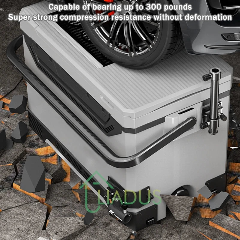Fishing Tool Accessories Set Table Box 32L Large Capacity PP Material Insulation Live Fish Box Multifunctional Fishing Box