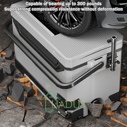 Fishing Tool Accessories Set Table Box 32L Large Capacity PP Material Insulation Live Fish Box Multifunctional Fishing Box